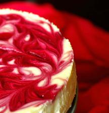 Raspberry Chocolate Cheesecake ako svadobna torta :-)