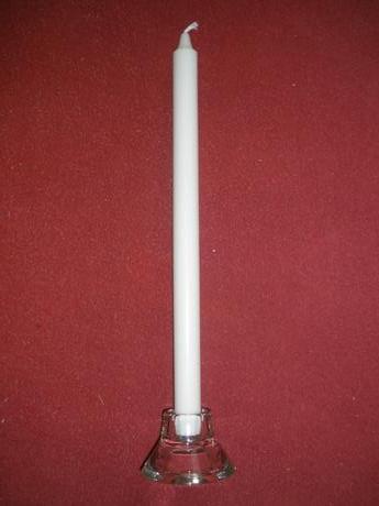 prodám 16 dlouhých bílých svíček z ikea - Obrázek č. 1