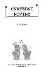 svatební noviny, titulní strana