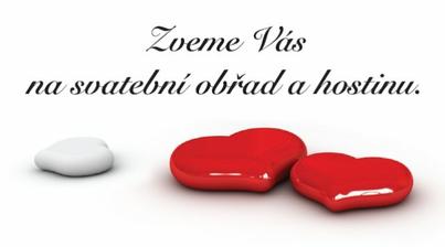 Pozvánka na obřad a hostinu