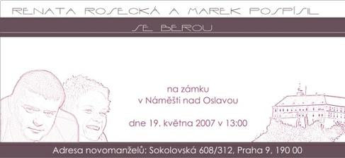 Prítelem vyrobené oznámení... Hrozne se u toho vztekal, nejak to nešlo dle jeho predstav... Ale co, myslím, že výsledek je pekný, i presto, že mu to zabralo 10 hodin práce. Co ríkáte?