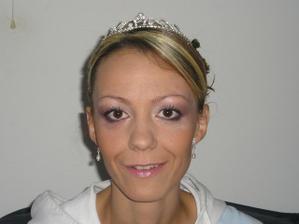 a takýto som mala svadobný make up