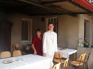 Jerště momentky z domova - ženich s mojí mamkou