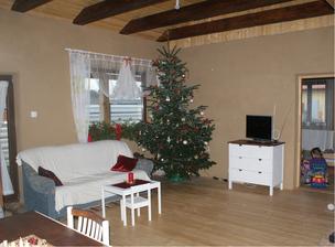 prvé Vianoce v sice nedokončenom, ale novom dome, si zaslúžia poriadny 3m stromisko :D