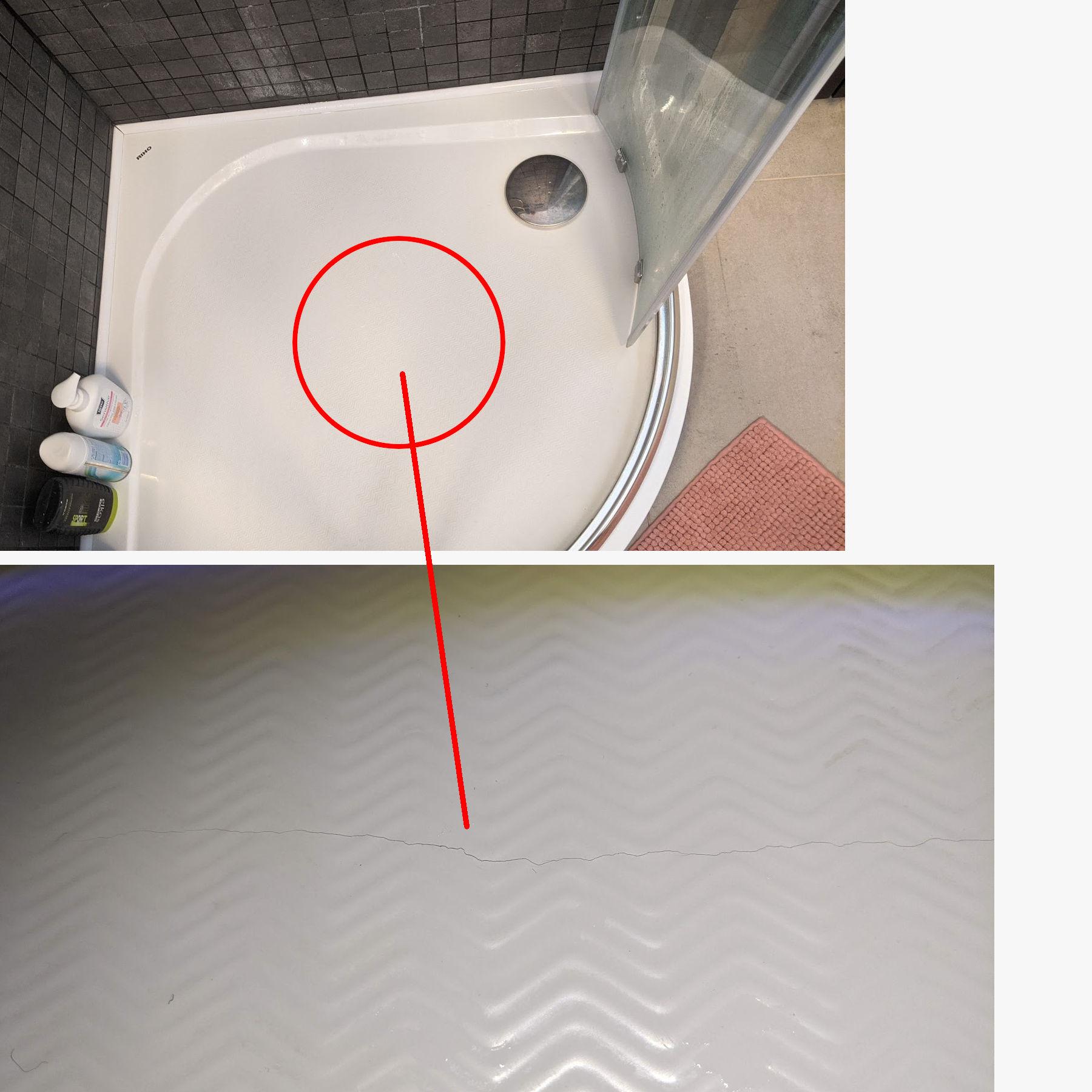 Jak opravit prasklý sprchový kout?