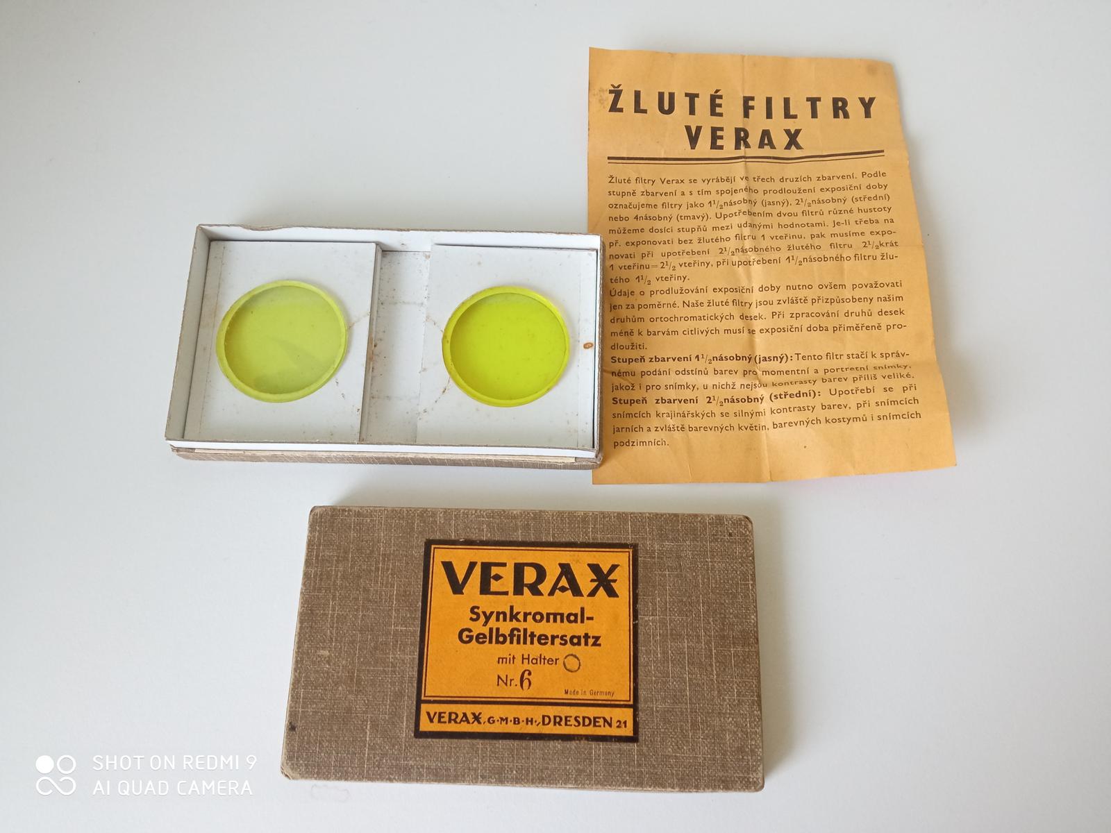 VERAX žlté filtre - Obrázok č. 1