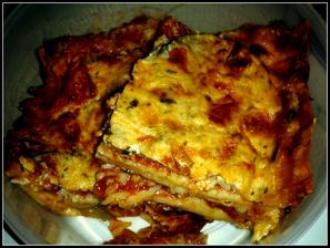 Lasagne bolognese s cuketkou