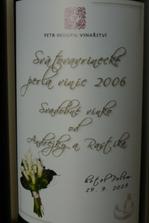 svadobné vínko červené
