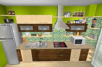 tento moj navrh kuchyne je uz snad finalny (program ALNO AG kitchen planner)