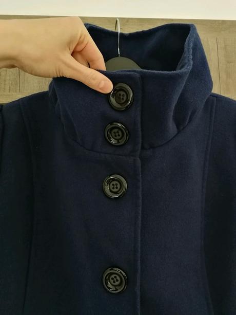 Modrý flaušový kabátek - Obrázek č. 2