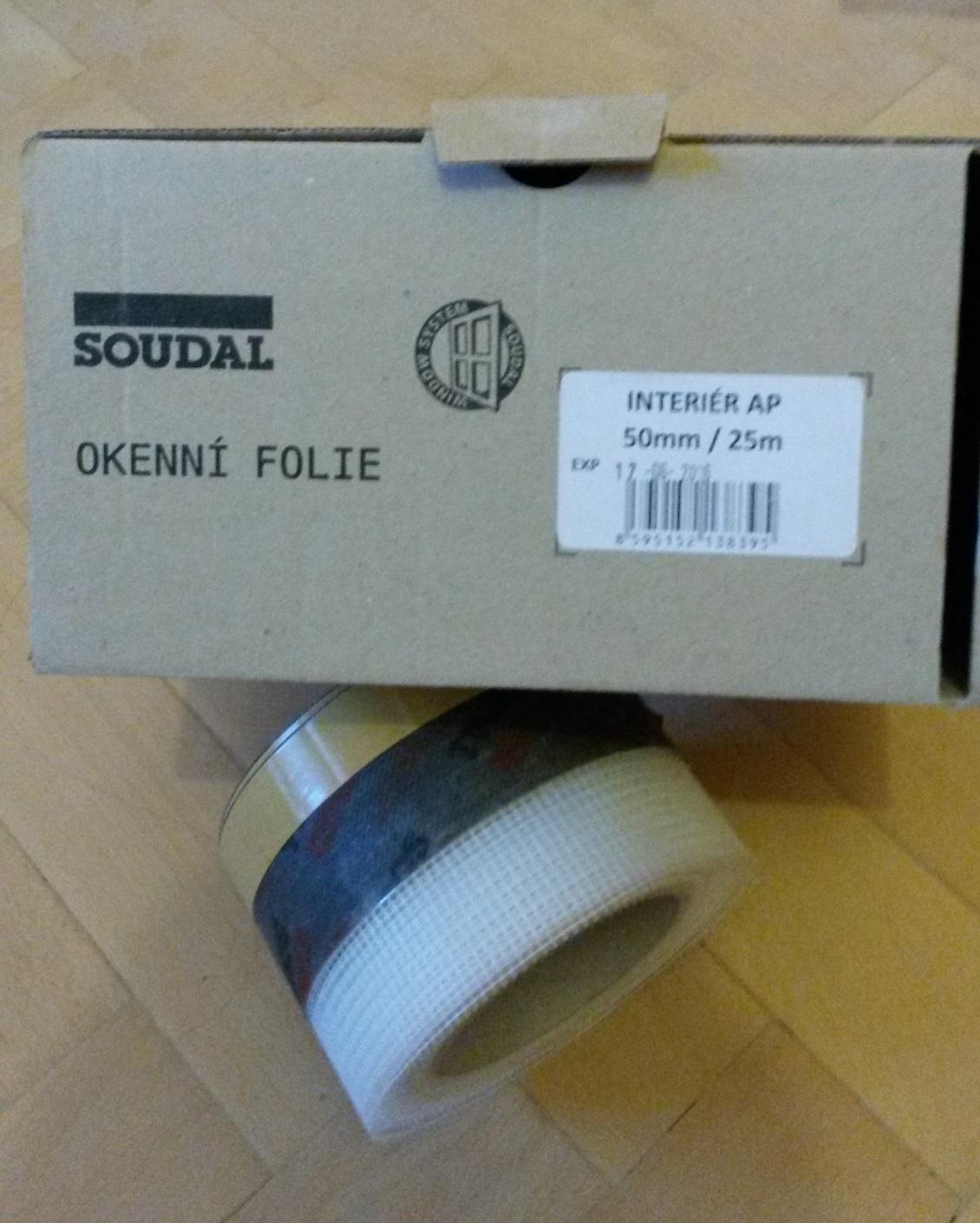 Okenna folia / paska, Soudal INT-AP 50 mm, 9.5m - Obrázok č. 1
