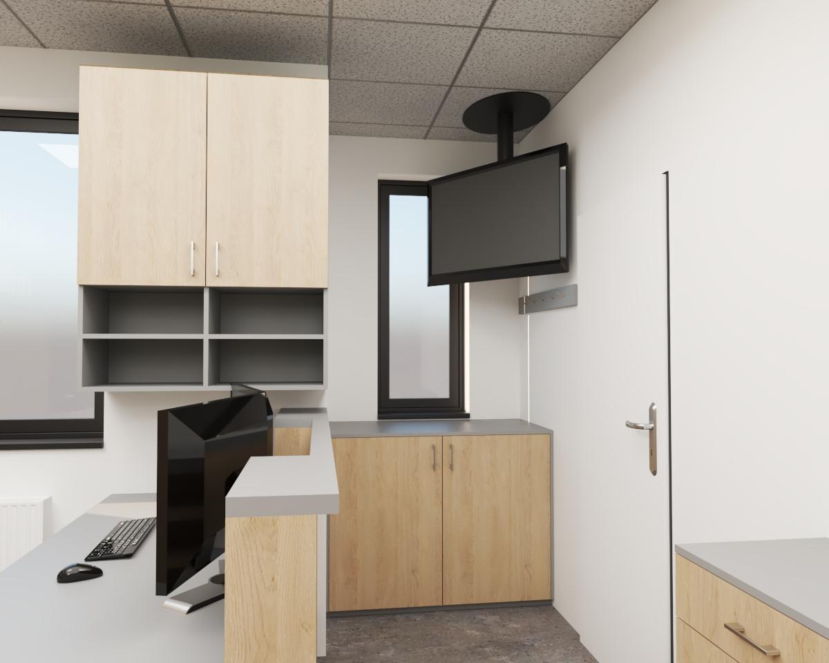 Grafické návrhy interiér 2021 - Grafický návrh kancelárskych priestorov vo Zvolene - obr.8
