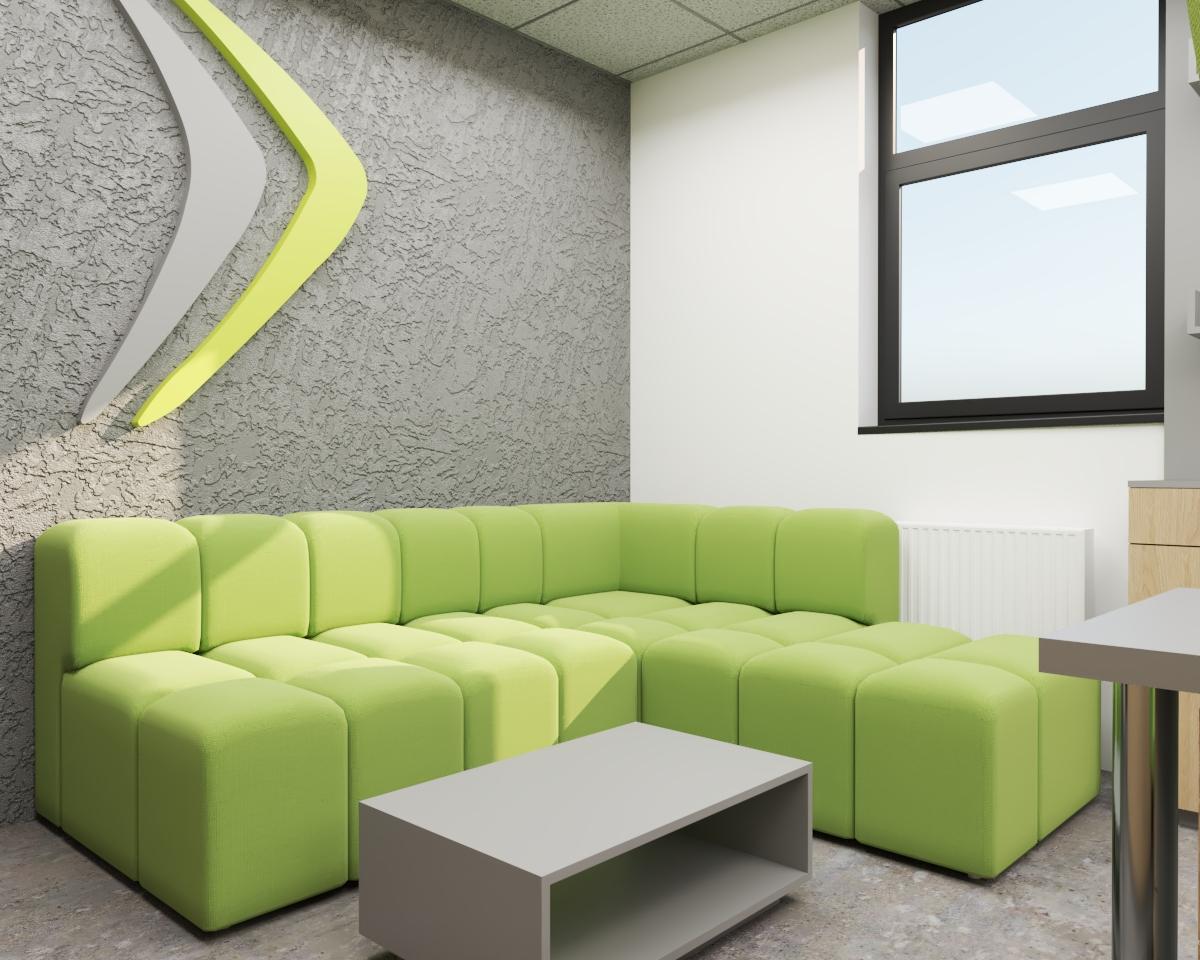 Grafické návrhy interiér 2021 - Grafický návrh kancelárskych priestorov vo Zvolene - obr.4