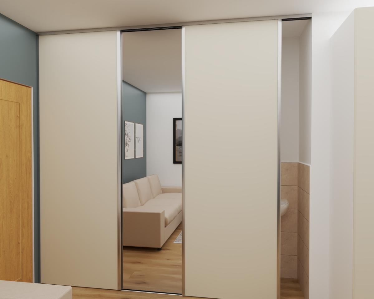 Grafické návrhy interiér 2021 - Grafický návrh kancelárie v Banskej Bystrici zariadenej nábytkom od firmy IKEA obr.1