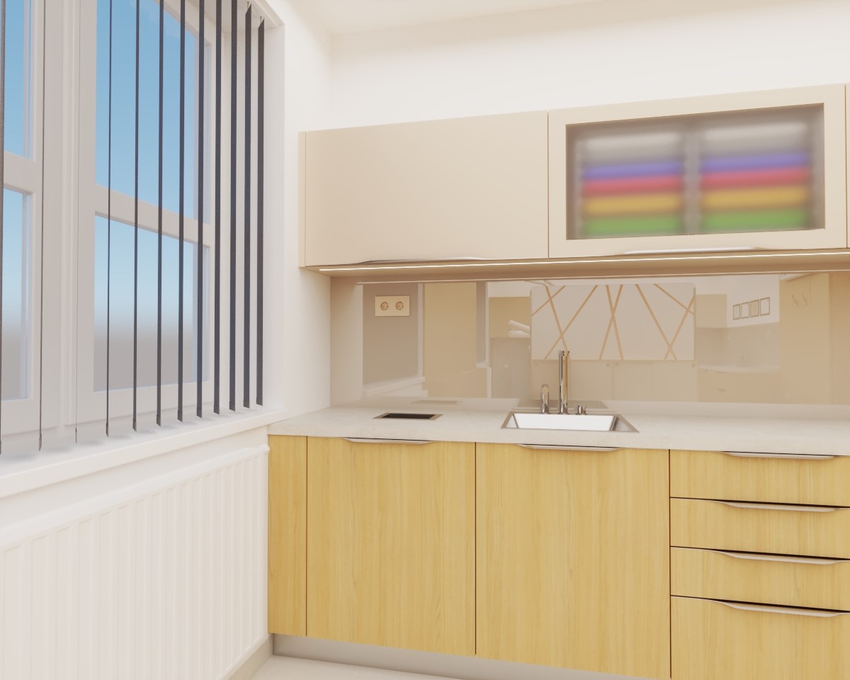 Grafické návrhy interiér 2022 - Grafický návrh zubnej ambulancie v Banskej Bystrici - obr.4