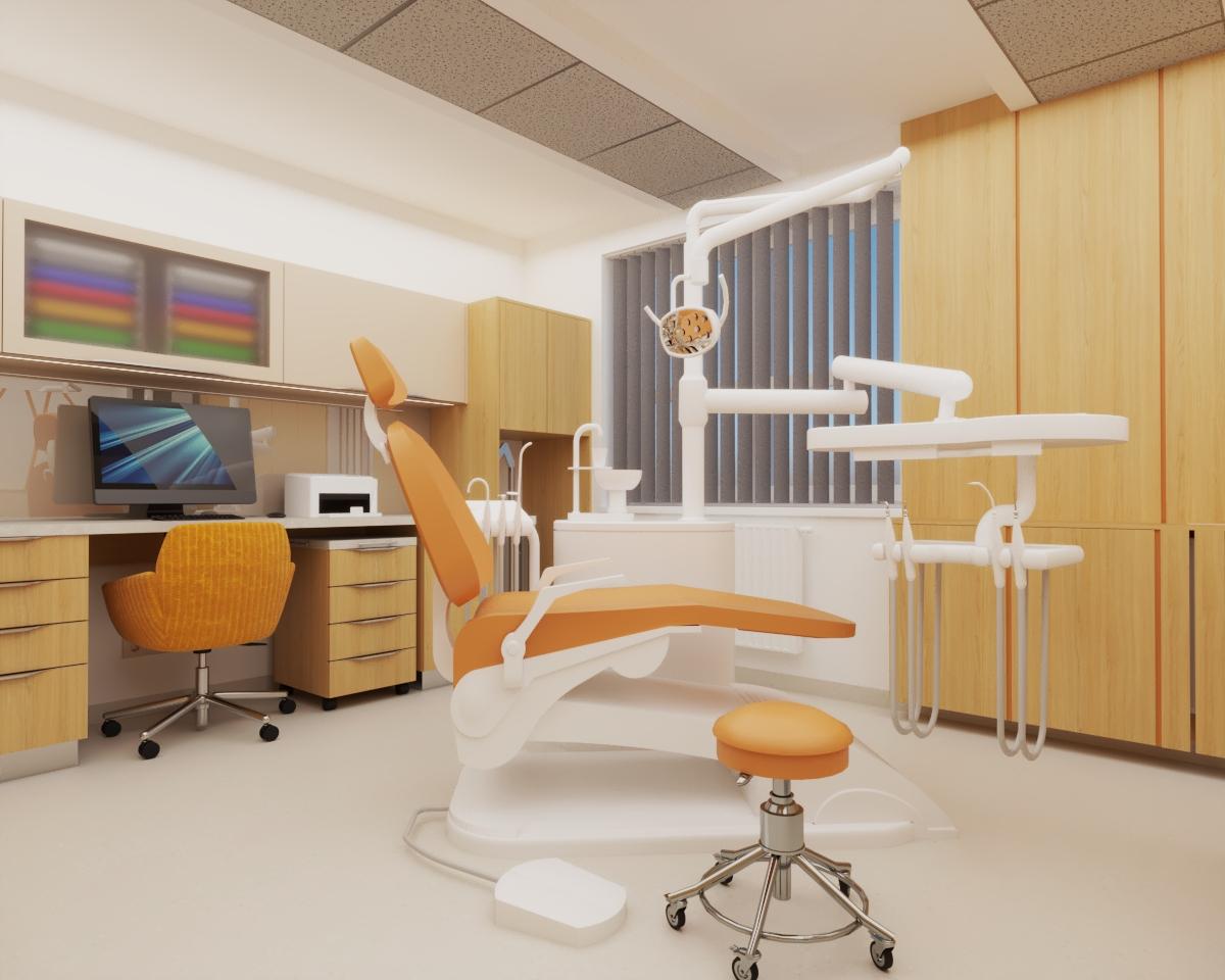Grafické návrhy interiér 2022 - Grafický návrh zubnej ambulancie v Banskej Bystrici - obr.8