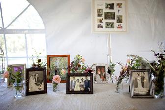 Rodina a fotografie babiček ze svatby