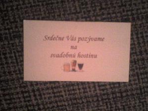 pozvanie k svadobnemu stolu
