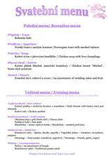 Svatebni menu - vl.tvorba