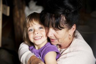 babička a nejmladší sestřička Zuzanka