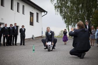všichni se bavili,ale manžílek nejvíc