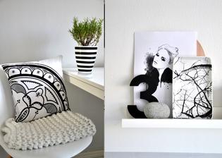 dnešní zkouška malování fixem na textil, polštářek je z jysku za 30 Kč pak pomalován ve stylu tine k home...