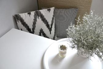 střechačky v Jysku mají tyhle polštářky ve vzoru tine K home za 30Kč, bavlana 40x40 , za ty penízky bych nekoupila ani tu bavlnu, mají i jiné druhy....
