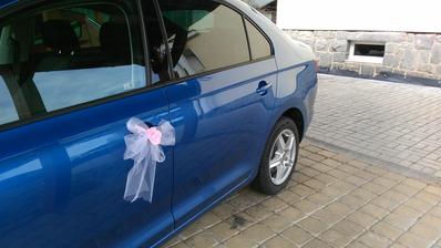 Zkouška mašliček na kliky, jen budu potřebovat víc tylu :-)