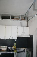 zacal som robit konstrukciu na sdk aby sme zakryli nad linkou dieru od jadra a rovno osadili svetla