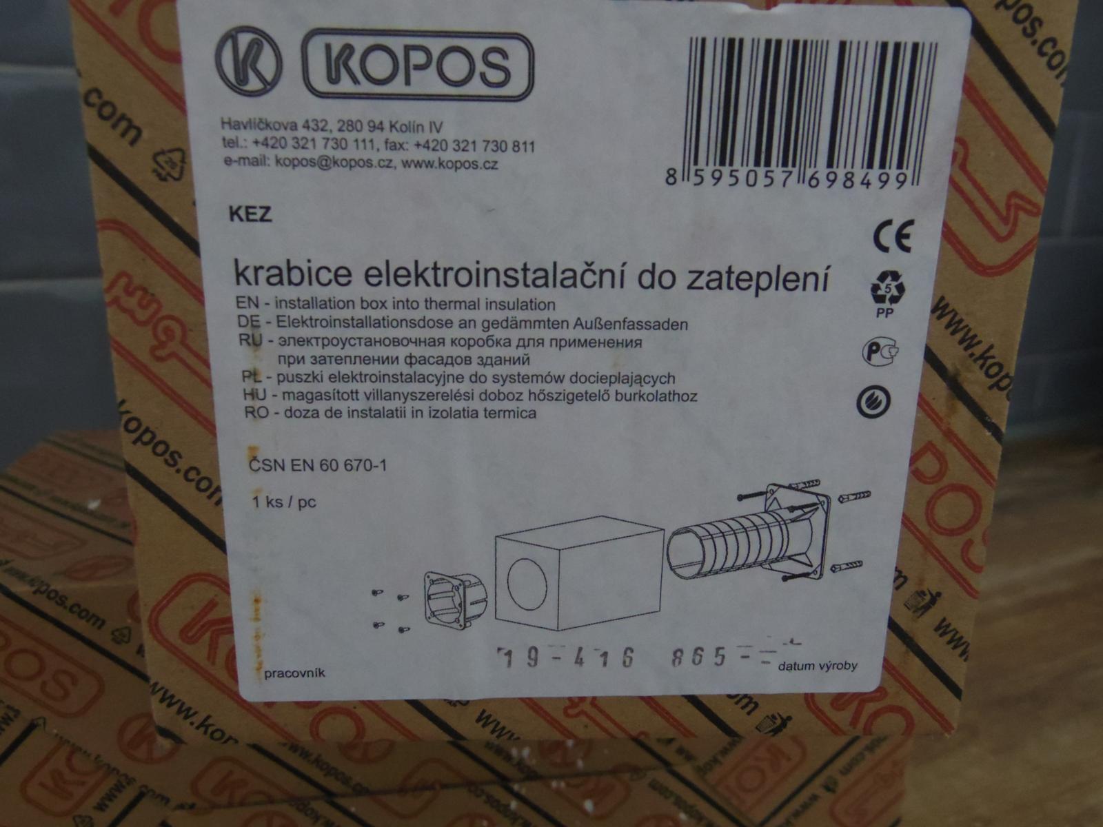 2ks -Krabica do zateplenia - KEZ 120x120/50-200mm  - Obrázok č. 3