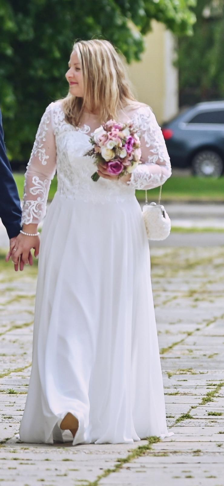 Svatební šaty vel. 46 - Ivory - Obrázek č. 1