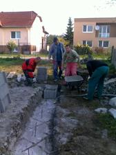 Zalievanie dielcov 25.september 2010