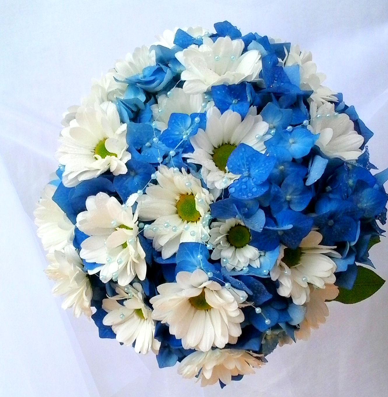 Svatební kytice "modrá louka" - Obrázek č. 1
