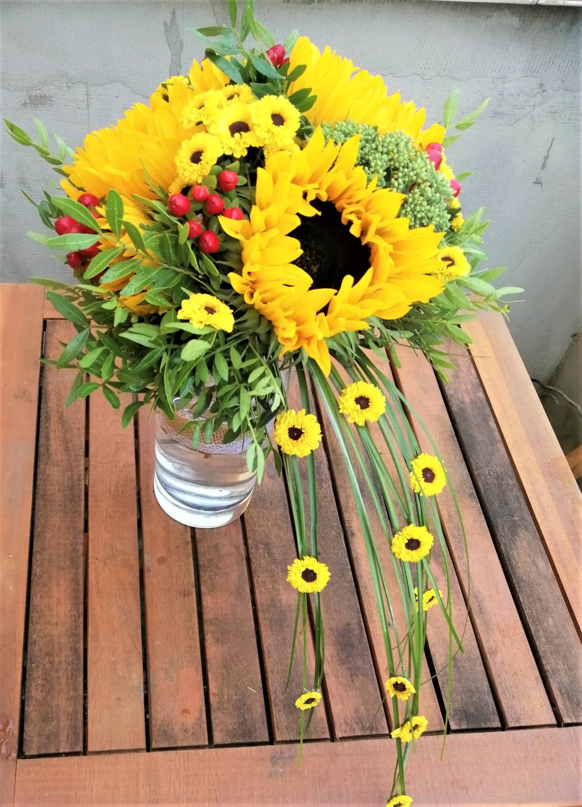 Svatební kytice slunečnicová - Obrázek č. 1