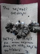 vlastnoručně kovaný dárek pro svědkyni :)