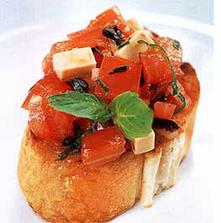 bruschetta jako předkrm
