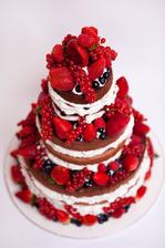 Tortu mi bude robit sestricka .Kedze budeme mat letnu svadbu dohodli sme sa na ovoci na torte miesto marcipanu(aj tak ho nemam rada) .nejako takto by to malo vyzerat presne neviem sestra chce aby som to mala ako prekvapenie ;-)