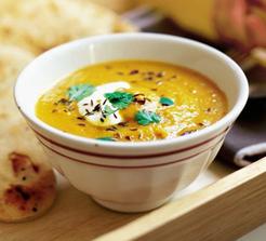vegetariánská Polévka č. 2 – mrkvovo-čočková http://www.bbcgoodfood.com/recipes/2089/spiced-carrot-and-lentil-soup