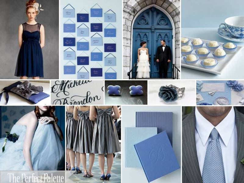 Modrá barva svatby - Obrázek č. 12