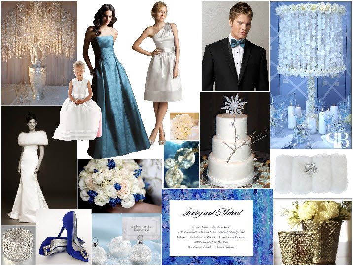 Modrá barva svatby - Obrázek č. 38