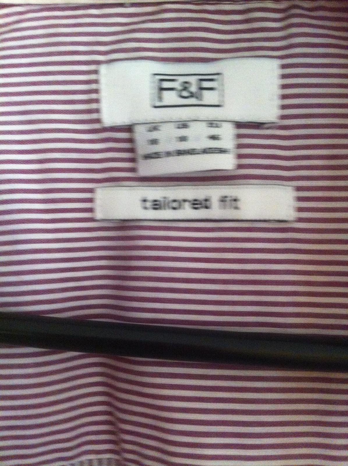 Fialovo-bílá proužkovaná košile značky F&F - Obrázek č. 2