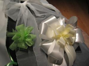 mašle na auto - Puffy bow