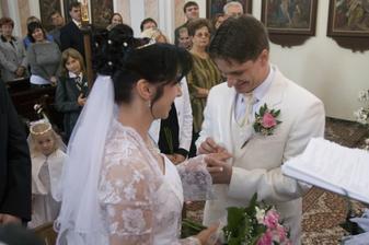 po krásném slibu jsme si vyměnili prstýnky