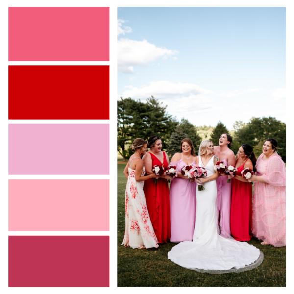 Svatební paleta barev pro rok 2024 - Obrázek č. 1