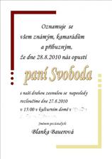 i rozlučka bude