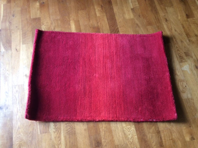 Červený vlněný koberec 60x90 cm - Obrázek č. 2