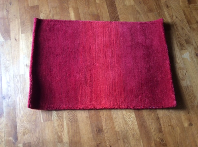 Červený vlněný koberec 60x90 cm - Obrázek č. 3