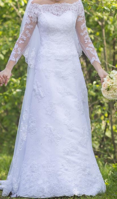 Krajkové svatební šaty - Obrázek č. 4