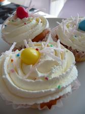cupcake se zakysanou smetanou