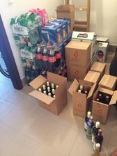 Rajec jemne perliva, Lucka pre dojciace mamicky, coca cola, biela vinea, hruska jubilejna, nicolaus vodka, metaxa, biele vinko a cervene, relax dzus pomaranc, relax dzus jablko